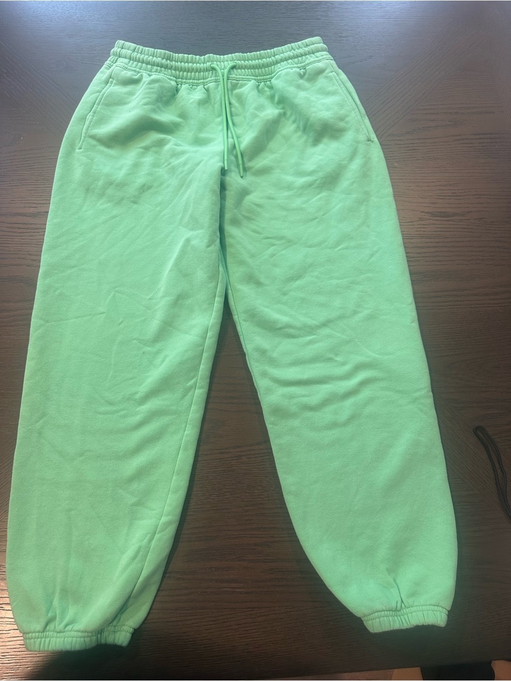 Athleta Mint Green Kids Joggers with Drawstring